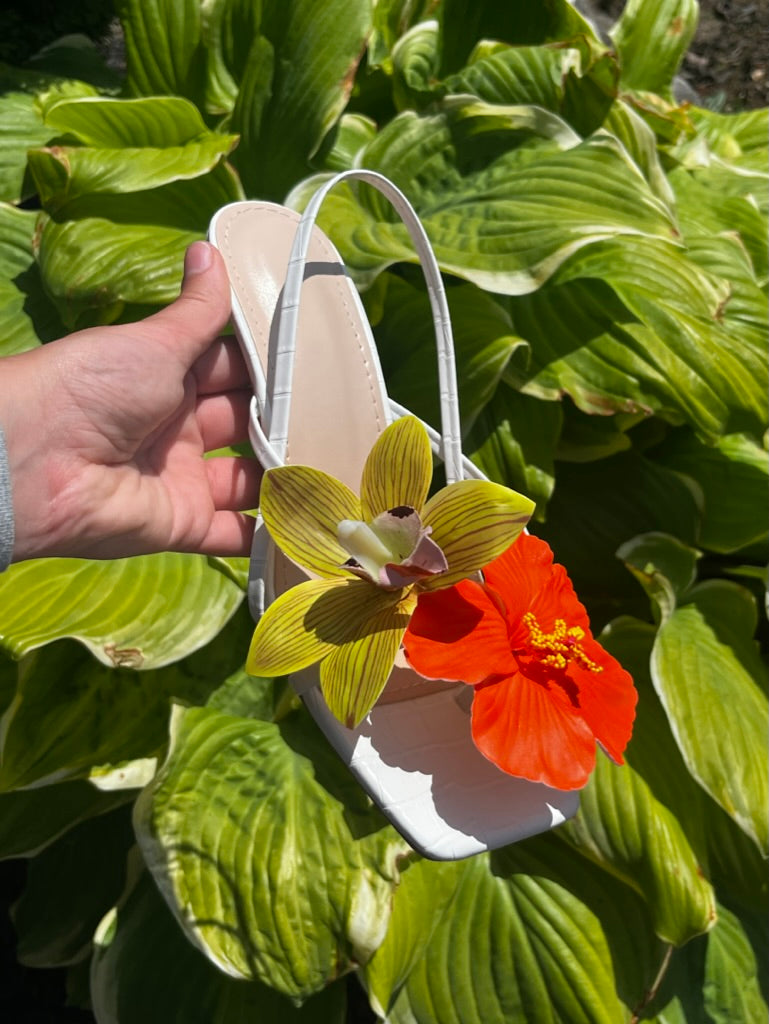 Flora Heels (Orange)