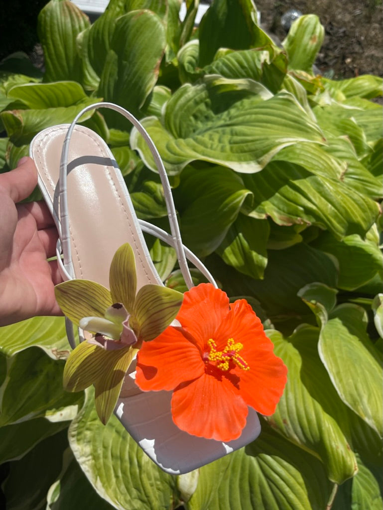 Flora Heels (Orange)