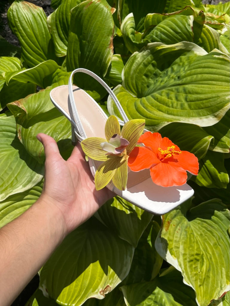 Flora Heels (Orange)