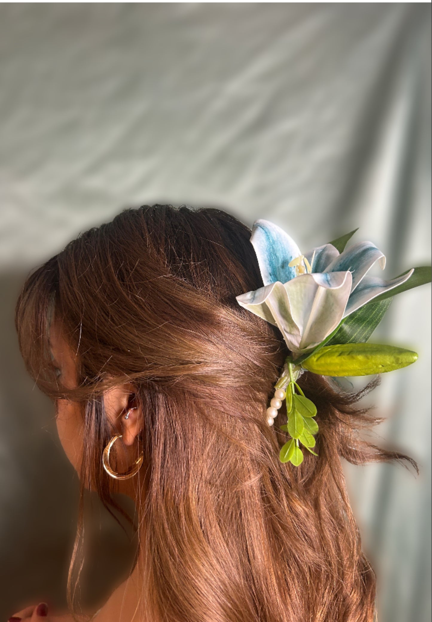 Orquidia Hair Clip (Turquoise)